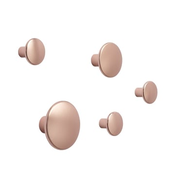 Muuto Dots Metal 5-pack Rose