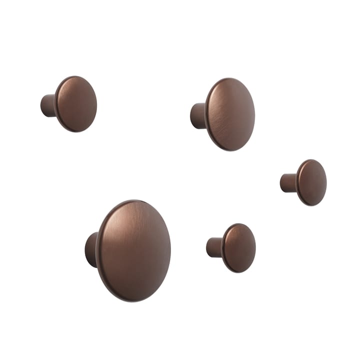 Dots Metal 5-pack - Umber - Muuto