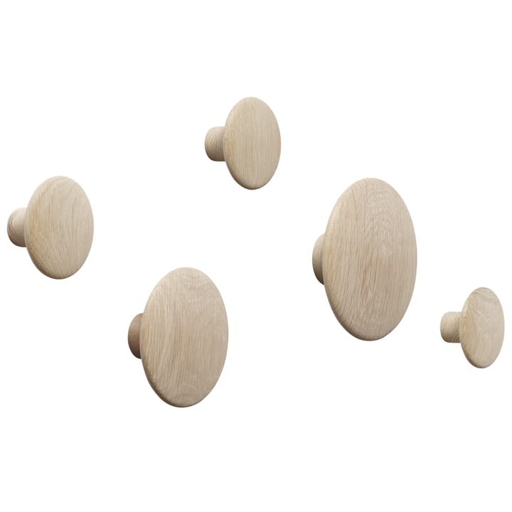 Dots Wood 5-pack, Oak Muuto