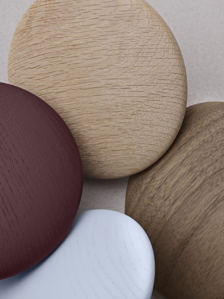 Dots wood krok dark stained brown, Ø6,5 cm Muuto