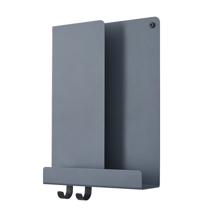 Folded hylla 40x29,5 cm, Blue-grey Muuto