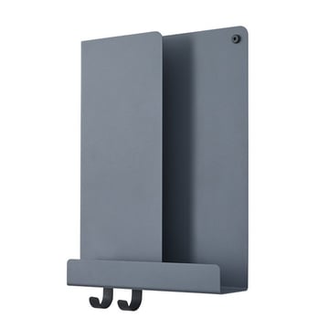 Muuto Folded hylla 40×29,5 cm Blue-grey