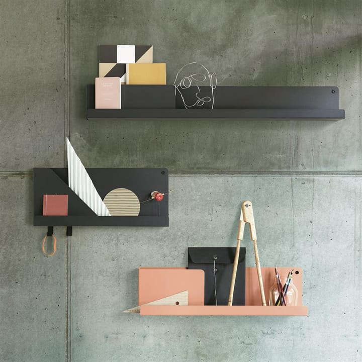 Folded hylla 51x22 cm, Black Muuto