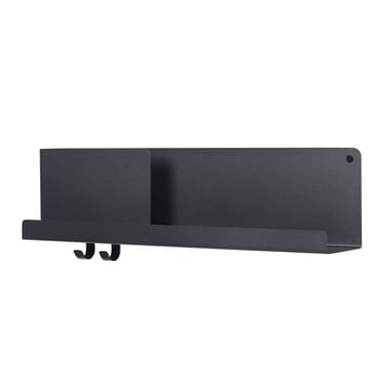 Muuto Folded hylla 63×16,5 cm Black