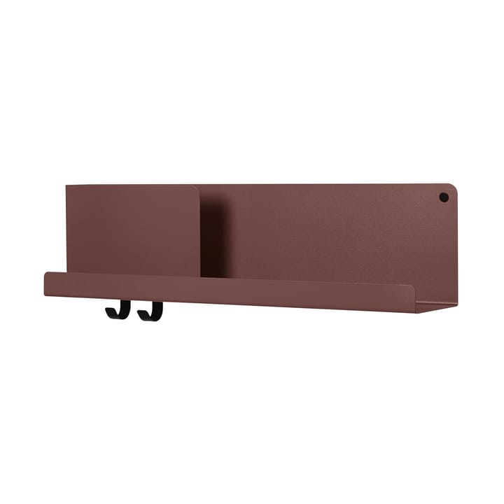 Folded hylla 63x16,5 cm, Deep Red Muuto