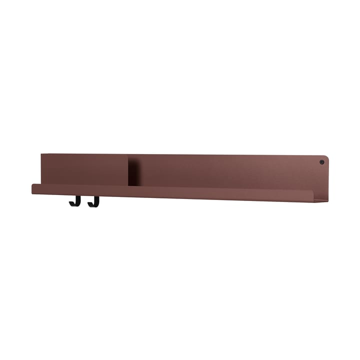 Folded hylla 96x13 cm, Deep Red Muuto