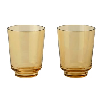 Muuto Raise glas 30 cl 2-pack Burnt orange