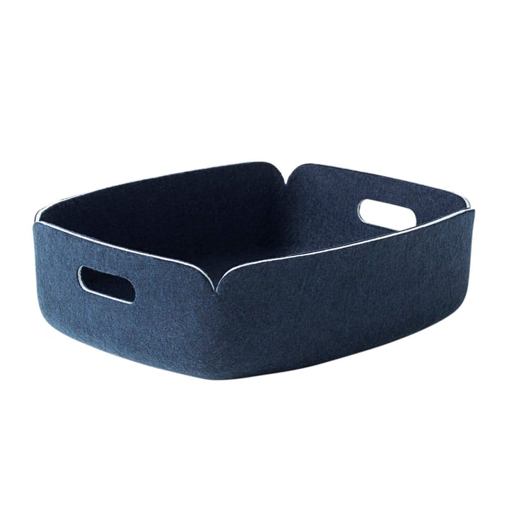 Restore tray förvaringskorg låg, Midnight blue (blå) Muuto