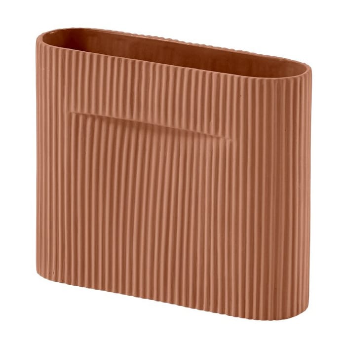 Ridge vas 16,5 cm, Terracotta Muuto