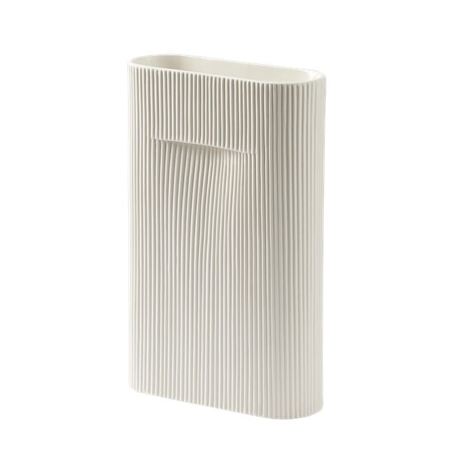 Ridge vas 35 cm, Off white Muuto