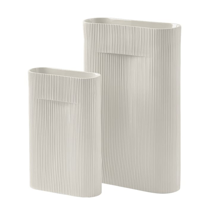 Ridge vas 48,5 cm, Off white Muuto