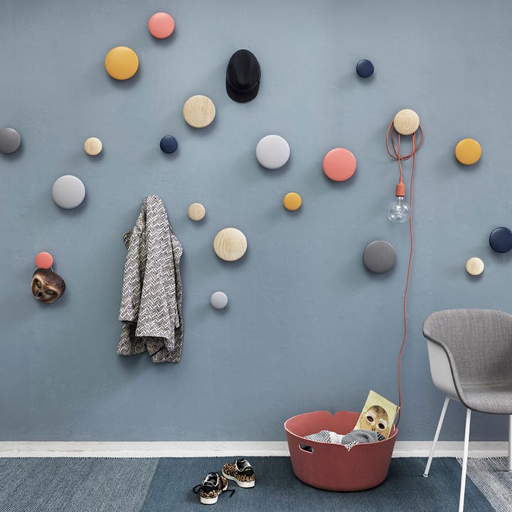 The Dots klädkrok ask, Ø6,5 cm Muuto