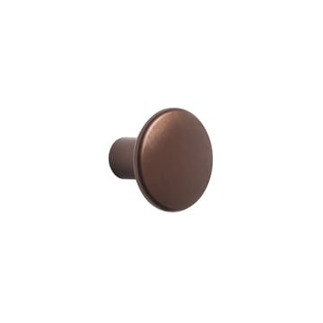 Muuto The Dots klädkrok metall Ø2,7 cm Umber