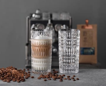 Ethno Barista Latte glas 43,4 cl 2-pack - Clear - Nachtmann