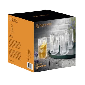 Jules longdrink 4-pack - Klar - Nachtmann