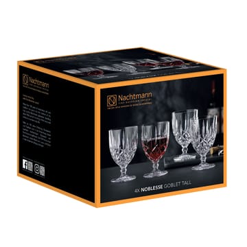 Noblesse glas på fot 4-pack - Klar - Nachtmann