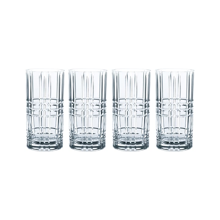 Square longdrinkglas 4-pack - 44 cl - Nachtmann