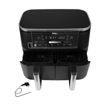 Ninja Foodi Max AF451 Airfryer Dual Zone m termometer 9,5 L - Svart - Ninja