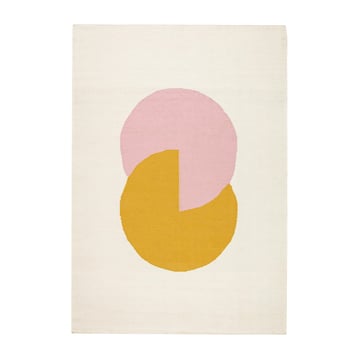 NJRD Circles blocks kelimmatta rosa 170×240 cm