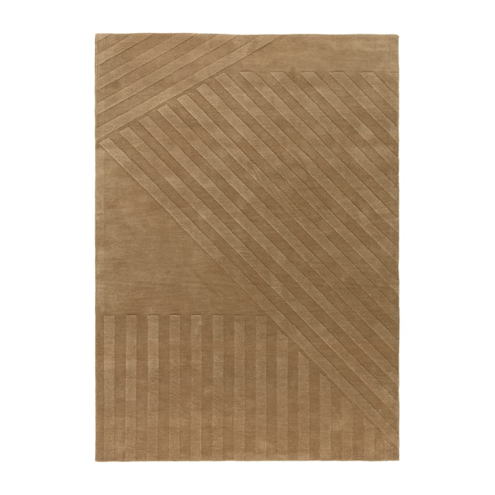 Levels ullmatta stripes beige - 170x240 cm - NJRD