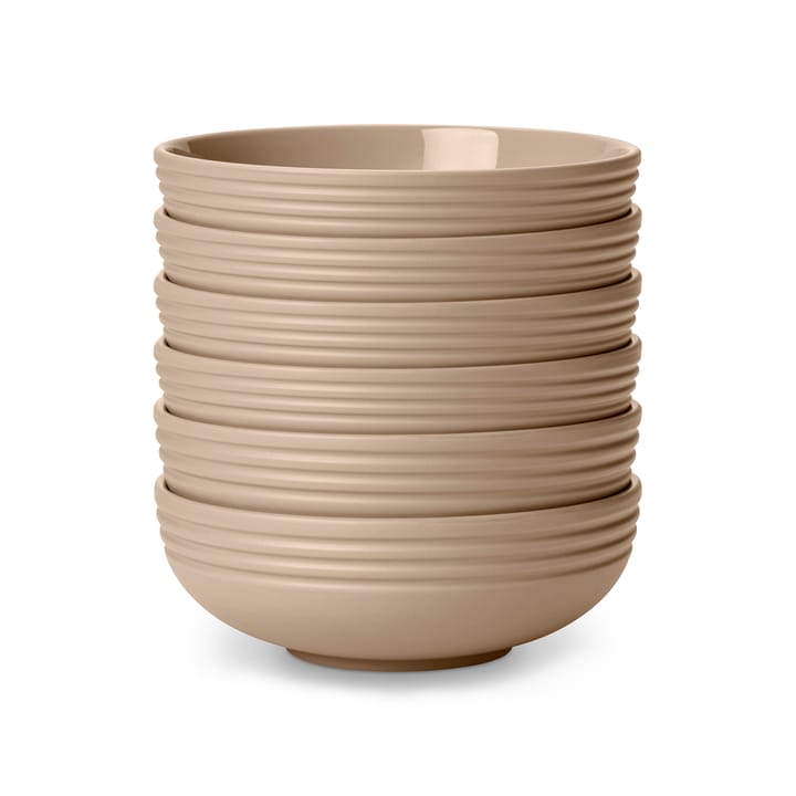 Lines skål Ø16 cm 6-pack, Beige NJRD