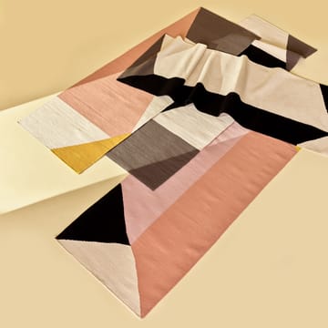 Rectangles blocks kelimmatta rosa - 80x240 cm - NJRD