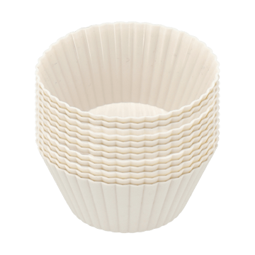 Nordwik Nordwik muffinsform i silikon 12-pack Creme