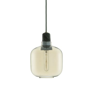 Normann Copenhagen Amp lampa liten guld-grön