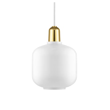 Normann Copenhagen Amp lampa liten Vit-mässing