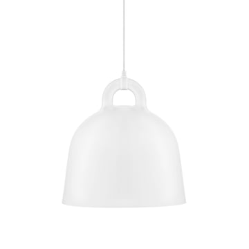 Normann Copenhagen Bell lampa vit Medium