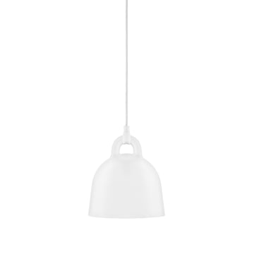 Normann Copenhagen Bell lampa vit X-small