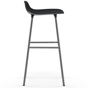 Form barstol kromade ben 75 cm - Svart - Normann Copenhagen