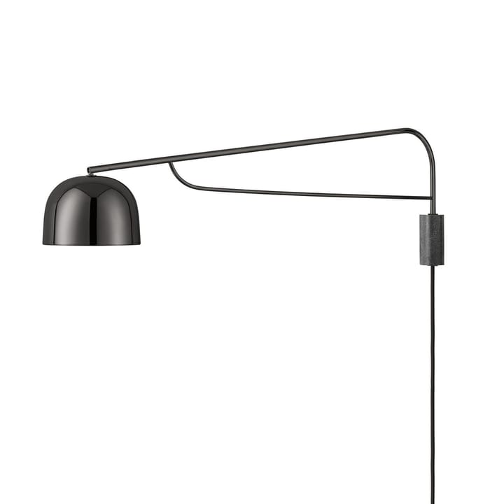 Grant vägglampa, black, stor- stål, granit Normann Copenhagen