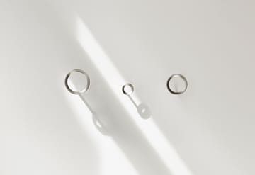 Loop krok large Ø9,4 cm - Brushed Zinc - Normann Copenhagen