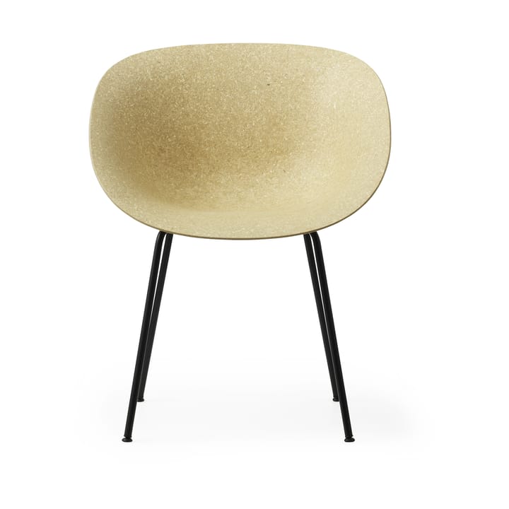 Mat Armchair karmstol, Hemp-black steel Normann Copenhagen