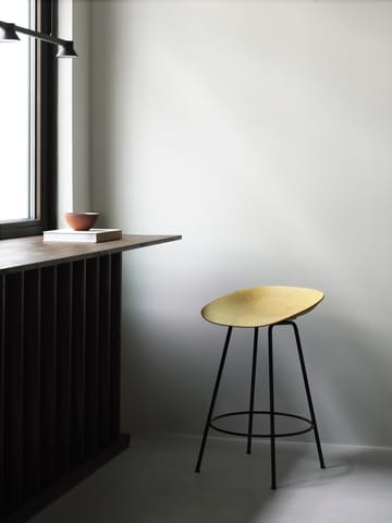 Mat Barstool barpall 65 cm - Hemp-black steel - Normann Copenhagen