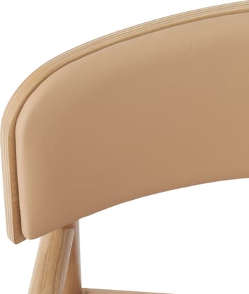 Timb karmstol med dyna - Tan/ Ultra Leather - Camel - Normann Copenhagen