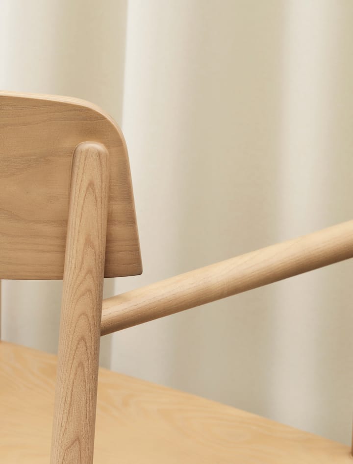 Timb karmstol med dyna, Tan/ Ultra Leather - Camel Normann Copenhagen