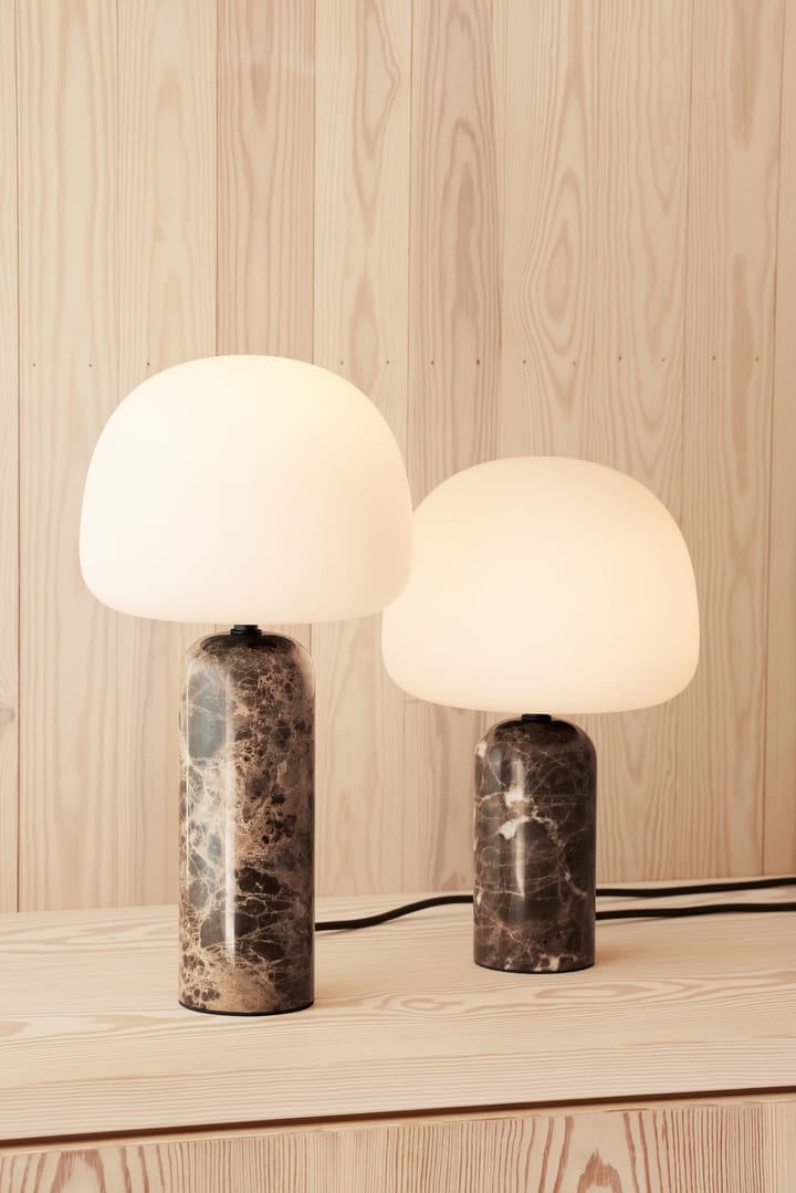 Kin bordslampa 33 cm, Brown marble Northern