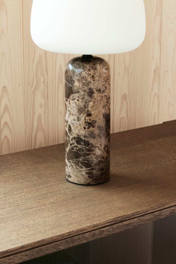 Kin bordslampa 40 cm, Brown marble Northern