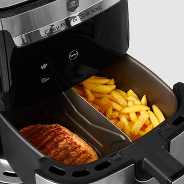 Easy Fry & Grill XXL 2-in-1 airfryer - Rostfritt stål - OBH Nordica