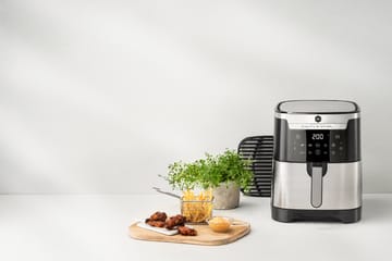 Easy Fry & Grill XXL 2-in-1 airfryer - Rostfritt stål - OBH Nordica