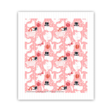Opto Design Moomin celebration diskduk 17×14.5 cm Vit-rosa