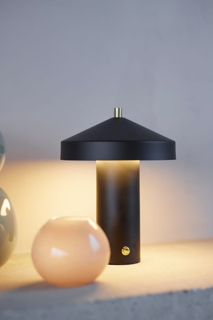 Hatto bordslampa 24,5 cm, Black OYOY