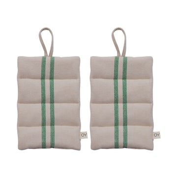 OYOY Linu grytlapp 2-pack Green