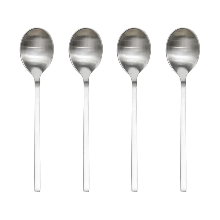 Yuka sked 4-pack - Brushed Steel - OYOY