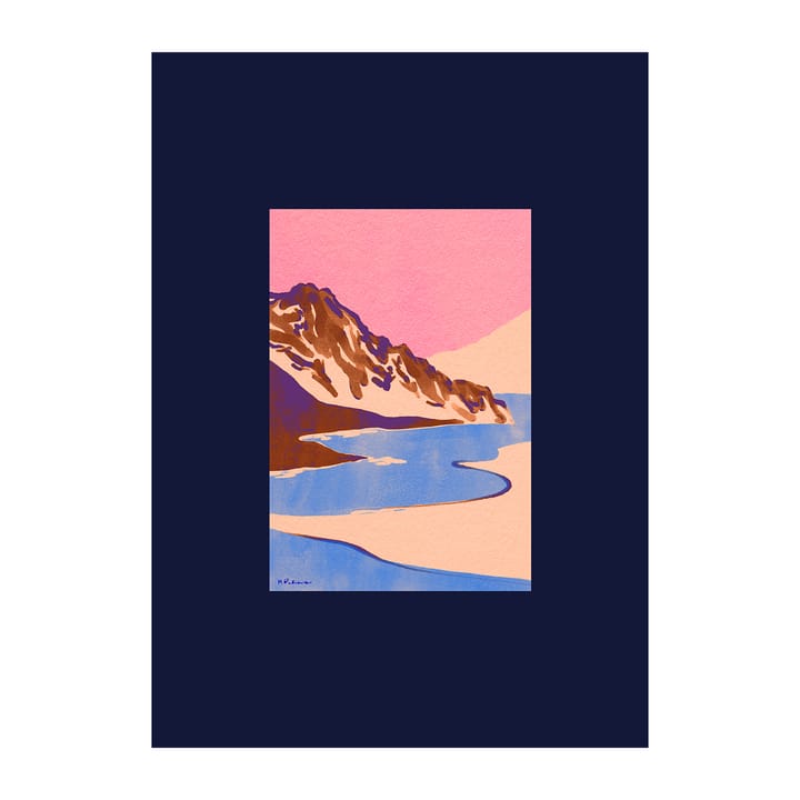 Blue Landscape poster, 50x70 cm Paper Collective