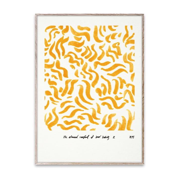 Comfort - Yellow poster, 50x70 cm Paper Collective