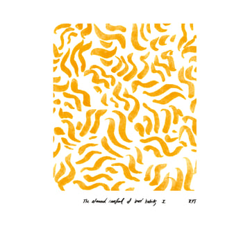 Paper Collective Comfort – Yellow poster 50×70 cm