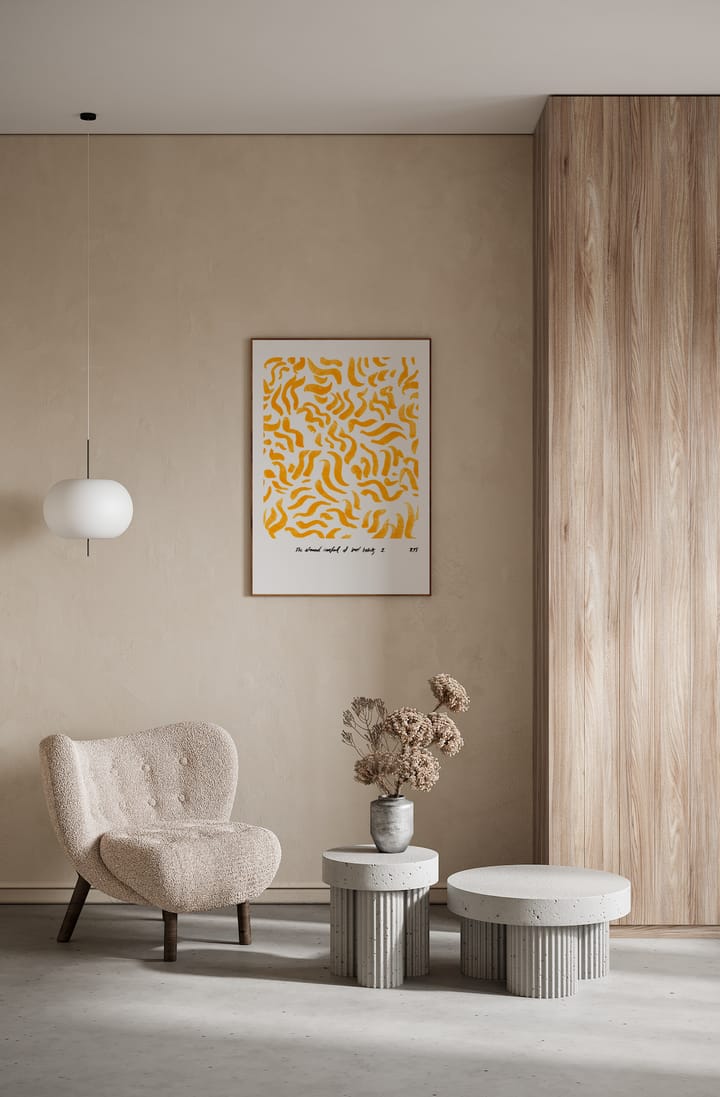 Comfort - Yellow poster, 50x70 cm Paper Collective